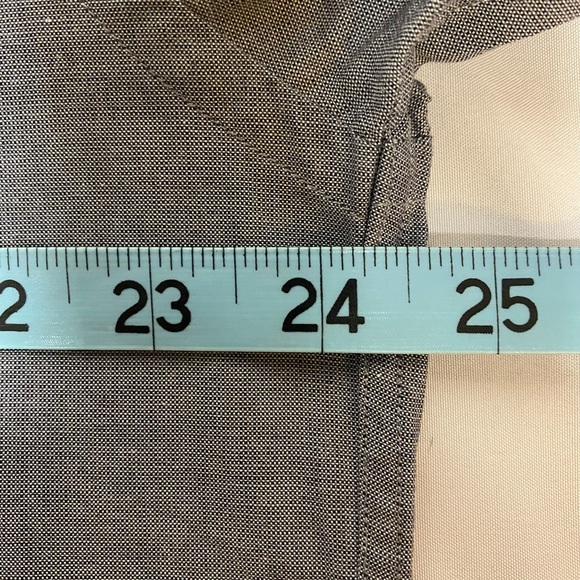 Giorgio Armani Le Collezioni Men's Button Up Dress Shirt Gray 15.5" 100% Cotton - Picture 10 of 14